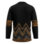 Gold Aotearoa Mangopare Kowhaiwhai Niho Taniwha Hockey Jersey Maori New Zealand - Aussie Hoodie