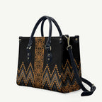 Gold Aotearoa Mangopare Kowhaiwhai Niho Taniwha Leather Bag Maori New Zealand - Aussie Hoodie