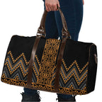 Gold Aotearoa Mangopare Kowhaiwhai Niho Taniwha Travel Bag Maori New Zealand - Aussie Hoodie