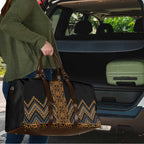 Gold Aotearoa Mangopare Kowhaiwhai Niho Taniwha Travel Bag Maori New Zealand - Aussie Hoodie