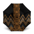 Gold Aotearoa Mangopare Kowhaiwhai Niho Taniwha Umbrella Maori New Zealand - Aussie Hoodie