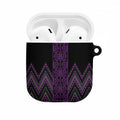 Purple Aotearoa Mangopare Kowhaiwhai Niho Taniwha AirPods Case Maori New Zealand - Aussie Hoodie