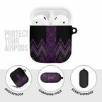 Purple Aotearoa Mangopare Kowhaiwhai Niho Taniwha AirPods Case Maori New Zealand - Aussie Hoodie