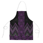Purple Aotearoa Mangopare Kowhaiwhai Niho Taniwha Apron Maori New Zealand - Aussie Hoodie