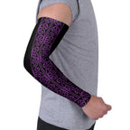 Purple Aotearoa Mangopare Kowhaiwhai Niho Taniwha Arm Sleeves Maori New Zealand - Aussie Hoodie