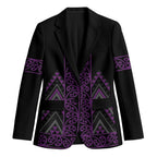 Purple Aotearoa Mangopare Kowhaiwhai Niho Taniwha Blazer Maori New Zealand - Aussie Hoodie