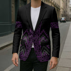 Purple Aotearoa Mangopare Kowhaiwhai Niho Taniwha Blazer Maori New Zealand - Aussie Hoodie