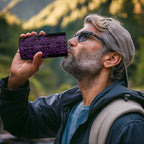 Purple Aotearoa Mangopare Kowhaiwhai and Niho Taniwha 4 in 1 Can Cooler Tumbler Maori New Zealand