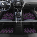 Purple Aotearoa Mangopare Kowhaiwhai and Niho Taniwha Car Mats Maori New Zealand