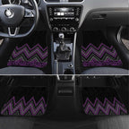Purple Aotearoa Mangopare Kowhaiwhai and Niho Taniwha Car Mats Maori New Zealand