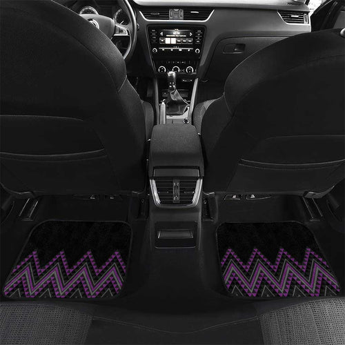 Purple Aotearoa Mangopare Kowhaiwhai and Niho Taniwha Car Mats Maori New Zealand