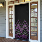 Purple Aotearoa Mangopare Kowhaiwhai Niho Taniwha Door Cover Maori New Zealand - Aussie Hoodie