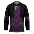 Purple Aotearoa Mangopare Kowhaiwhai Niho Taniwha Hockey Jersey Maori New Zealand - Aussie Hoodie