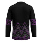 Purple Aotearoa Mangopare Kowhaiwhai Niho Taniwha Hockey Jersey Maori New Zealand - Aussie Hoodie