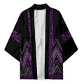 Purple Aotearoa Mangopare Kowhaiwhai Niho Taniwha Kimono Maori New Zealand - Aussie Hoodie
