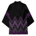 Purple Aotearoa Mangopare Kowhaiwhai Niho Taniwha Kimono Maori New Zealand - Aussie Hoodie