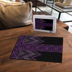 Purple Aotearoa Mangopare Kowhaiwhai Niho Taniwha Puzzle Maori New Zealand - Aussie Hoodie