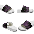 Purple Aotearoa Mangopare Kowhaiwhai Niho Taniwha Slide Sandals Maori New Zealand - Aussie Hoodie
