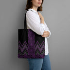 Purple Aotearoa Mangopare Kowhaiwhai Niho Taniwha Tote Bag Maori New Zealand - Aussie Hoodie