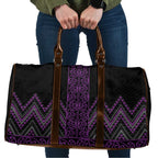 Purple Aotearoa Mangopare Kowhaiwhai Niho Taniwha Travel Bag Maori New Zealand - Aussie Hoodie