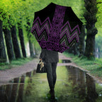 Purple Aotearoa Mangopare Kowhaiwhai Niho Taniwha Umbrella Maori New Zealand - Aussie Hoodie