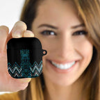 Paua Shell Aotearoa Mangopare Kowhaiwhai Niho Taniwha AirPods Case Maori New Zealand - Aussie Hoodie