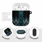 Paua Shell Aotearoa Mangopare Kowhaiwhai Niho Taniwha AirPods Case Maori New Zealand - Aussie Hoodie
