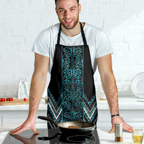 Paua Shell Aotearoa Mangopare Kowhaiwhai Niho Taniwha Apron Maori New Zealand - Aussie Hoodie
