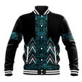 Paua Shell Aotearoa Mangopare Kowhaiwhai and Niho Taniwha Baseball Jacket Maori New Zealand