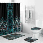 Paua Shell Aotearoa Mangopare Kowhaiwhai Niho Taniwha Bathroom Set Maori New Zealand - Aussie Hoodie