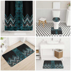Paua Shell Aotearoa Mangopare Kowhaiwhai Niho Taniwha Bathroom Set Maori New Zealand - Aussie Hoodie