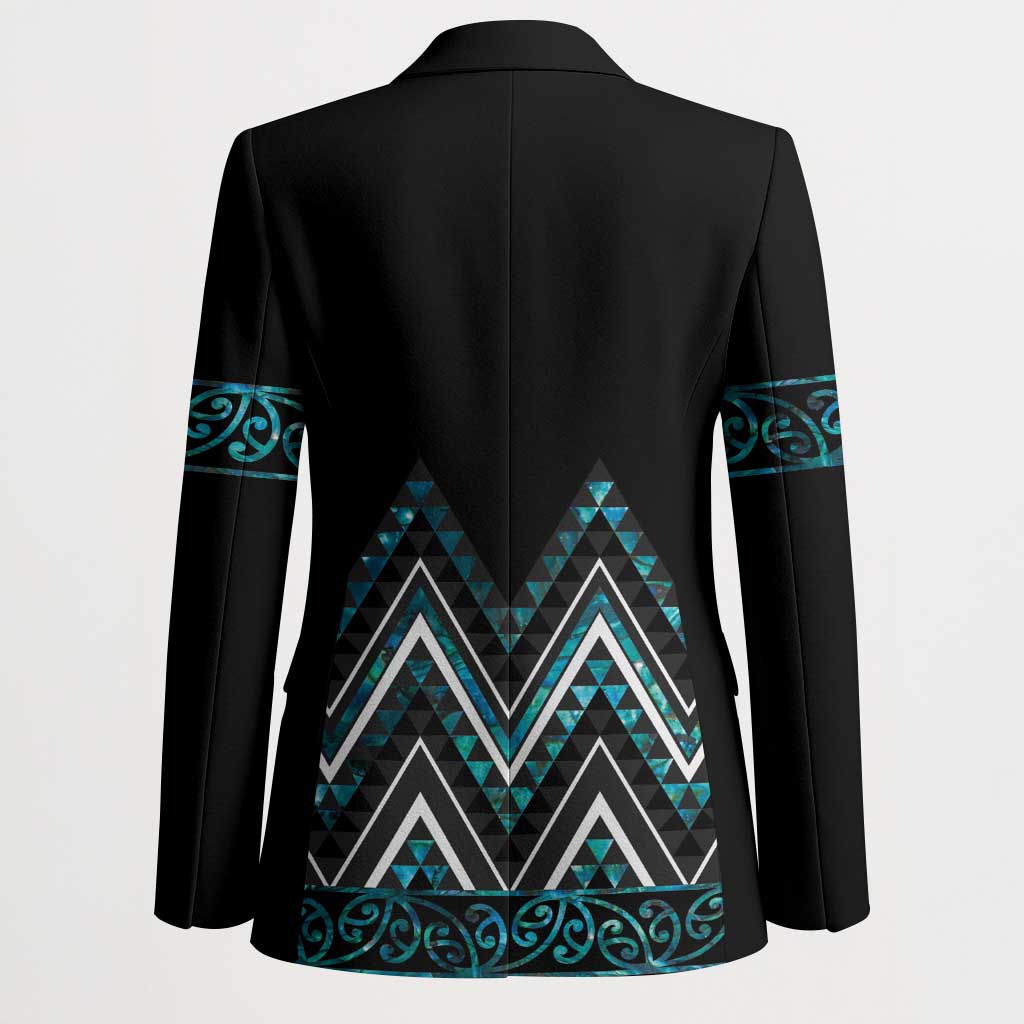 Paua Shell Aotearoa Mangopare Kowhaiwhai Niho Taniwha Blazer Maori New Zealand - Aussie Hoodie