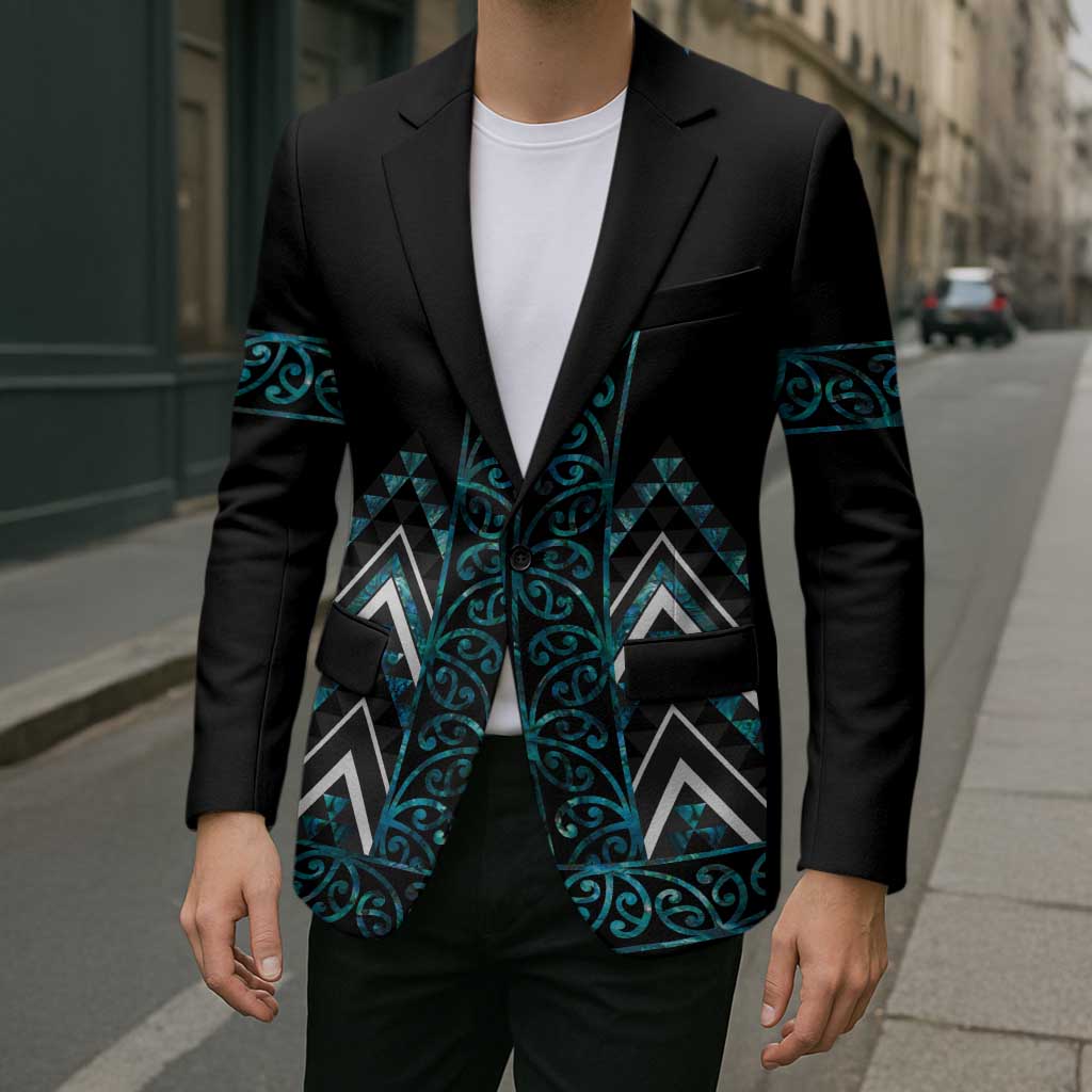 Paua Shell Aotearoa Mangopare Kowhaiwhai Niho Taniwha Blazer Maori New Zealand - Aussie Hoodie