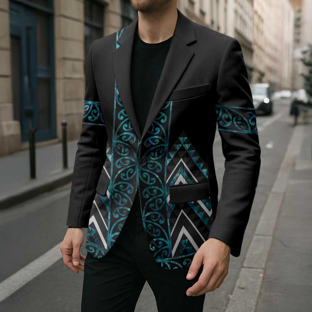 Paua Shell Aotearoa Mangopare Kowhaiwhai Niho Taniwha Blazer Maori New Zealand - Aussie Hoodie