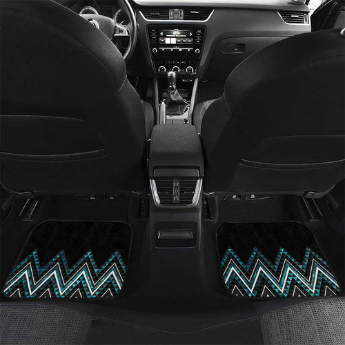 Paua Shell Aotearoa Mangopare Kowhaiwhai and Niho Taniwha Car Mats Maori New Zealand