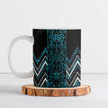 Paua Shell Aotearoa Mangopare Kowhaiwhai Niho Taniwha Ceramic Mug Maori New Zealand - Aussie Hoodie