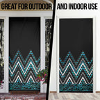 Paua Shell Aotearoa Mangopare Kowhaiwhai Niho Taniwha Door Cover Maori New Zealand - Aussie Hoodie