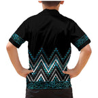 Paua Shell Aotearoa Mangopare Kowhaiwhai and Niho Taniwha Family Matching Mermaid Dress and Hawaiian Shirt Maori New Zealand