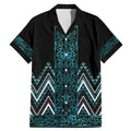Paua Shell Aotearoa Mangopare Kowhaiwhai and Niho Taniwha Family Matching Mermaid Dress and Hawaiian Shirt Maori New Zealand