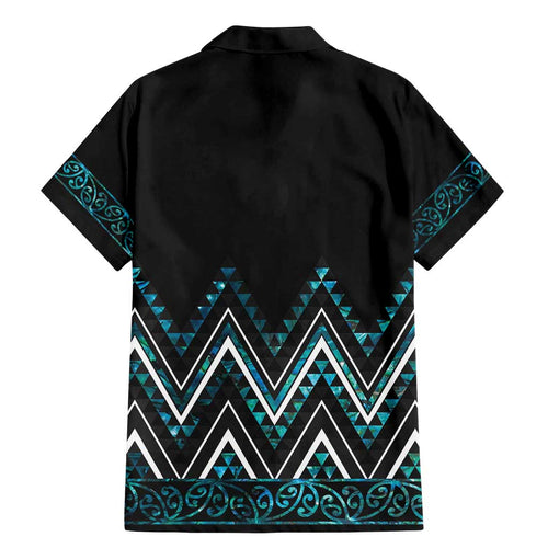 Paua Shell Aotearoa Mangopare Kowhaiwhai and Niho Taniwha Family Matching Mermaid Dress and Hawaiian Shirt Maori New Zealand