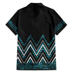 Paua Shell Aotearoa Mangopare Kowhaiwhai and Niho Taniwha Hawaiian Shirt Maori New Zealand