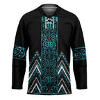 Paua Shell Aotearoa Mangopare Kowhaiwhai Niho Taniwha Hockey Jersey Maori New Zealand - Aussie Hoodie