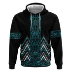 Paua Shell Aotearoa Mangopare Kowhaiwhai and Niho Taniwha Hoodie Maori New Zealand