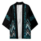 Paua Shell Aotearoa Mangopare Kowhaiwhai Niho Taniwha Kimono Maori New Zealand - Aussie Hoodie