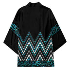 Paua Shell Aotearoa Mangopare Kowhaiwhai Niho Taniwha Kimono Maori New Zealand - Aussie Hoodie