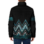 Paua Shell Aotearoa Mangopare Kowhaiwhai Niho Taniwha Padded Jacket Maori New Zealand - Aussie Hoodie