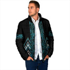 Paua Shell Aotearoa Mangopare Kowhaiwhai Niho Taniwha Padded Jacket Maori New Zealand - Aussie Hoodie