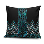 Paua Shell Aotearoa Mangopare Kowhaiwhai Niho Taniwha Pillow Cover Maori New Zealand - Aussie Hoodie