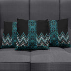Paua Shell Aotearoa Mangopare Kowhaiwhai Niho Taniwha Pillow Cover Maori New Zealand - Aussie Hoodie