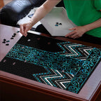 Paua Shell Aotearoa Mangopare Kowhaiwhai Niho Taniwha Puzzle Maori New Zealand - Aussie Hoodie
